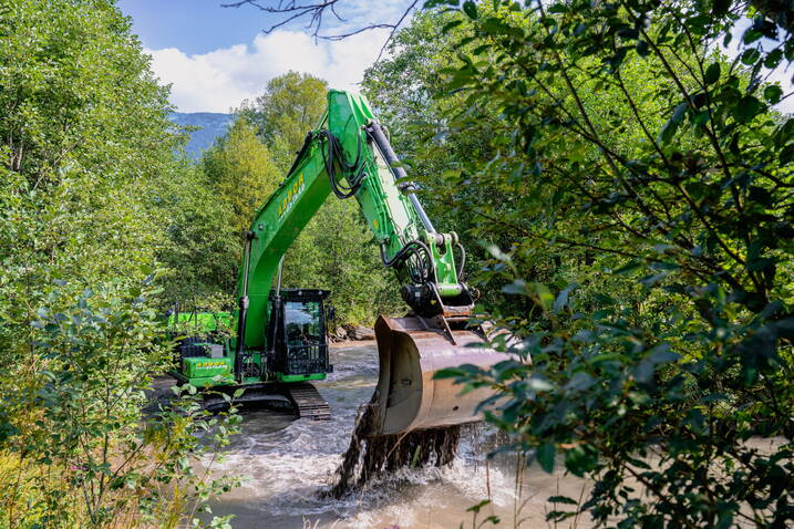 Steinbrueche und Kiesdepots - Addor AG Gstaad